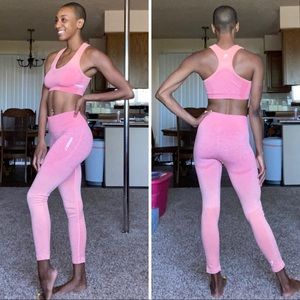 Gymshark Peach Ombré Set